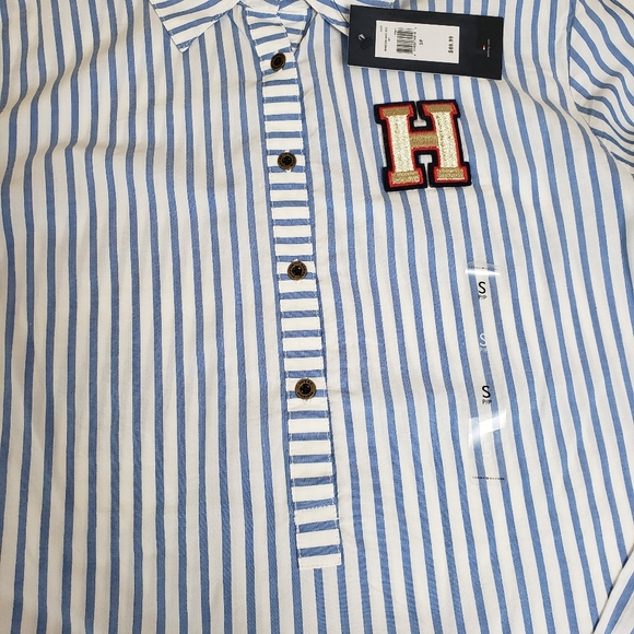 NEW Tommy Hilfiger Button Down Long Sleeve Shirt - Picture 4 of 8
